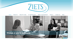 Desktop Screenshot of drziets.com